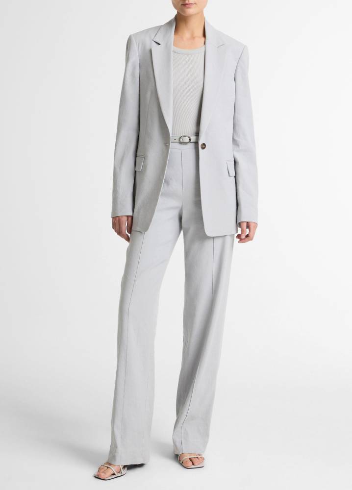 LINEN SINGLE BREASTED BLAZER